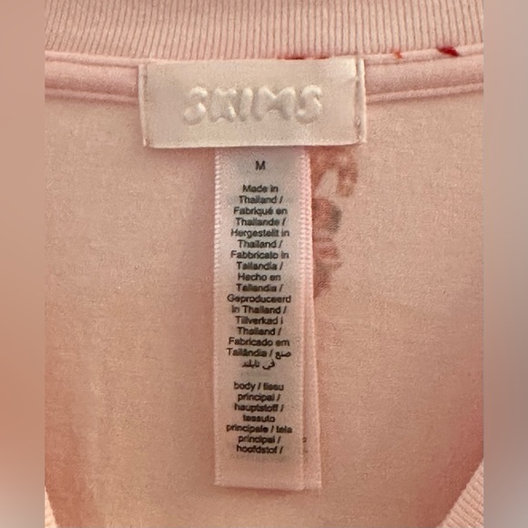 SKIMS Candy Bow Boyfriend Long Sleeve and Pant Set-Cherry Blossom size Medium - Picture 13 of 14